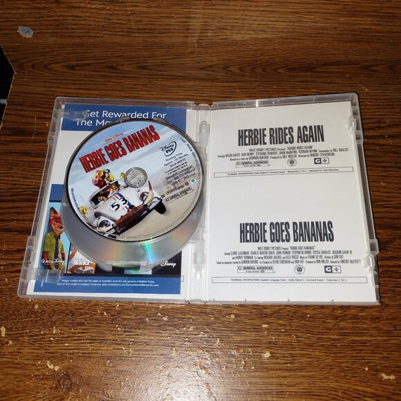 Disney Herbie 4 Movie Collection (DVD, 2012, 4-Disc Set) - Picture 4 of 5